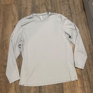 Ten Thousand Lightweight Long Sleeve Training Shirt Grey TTKT052 Mens XL